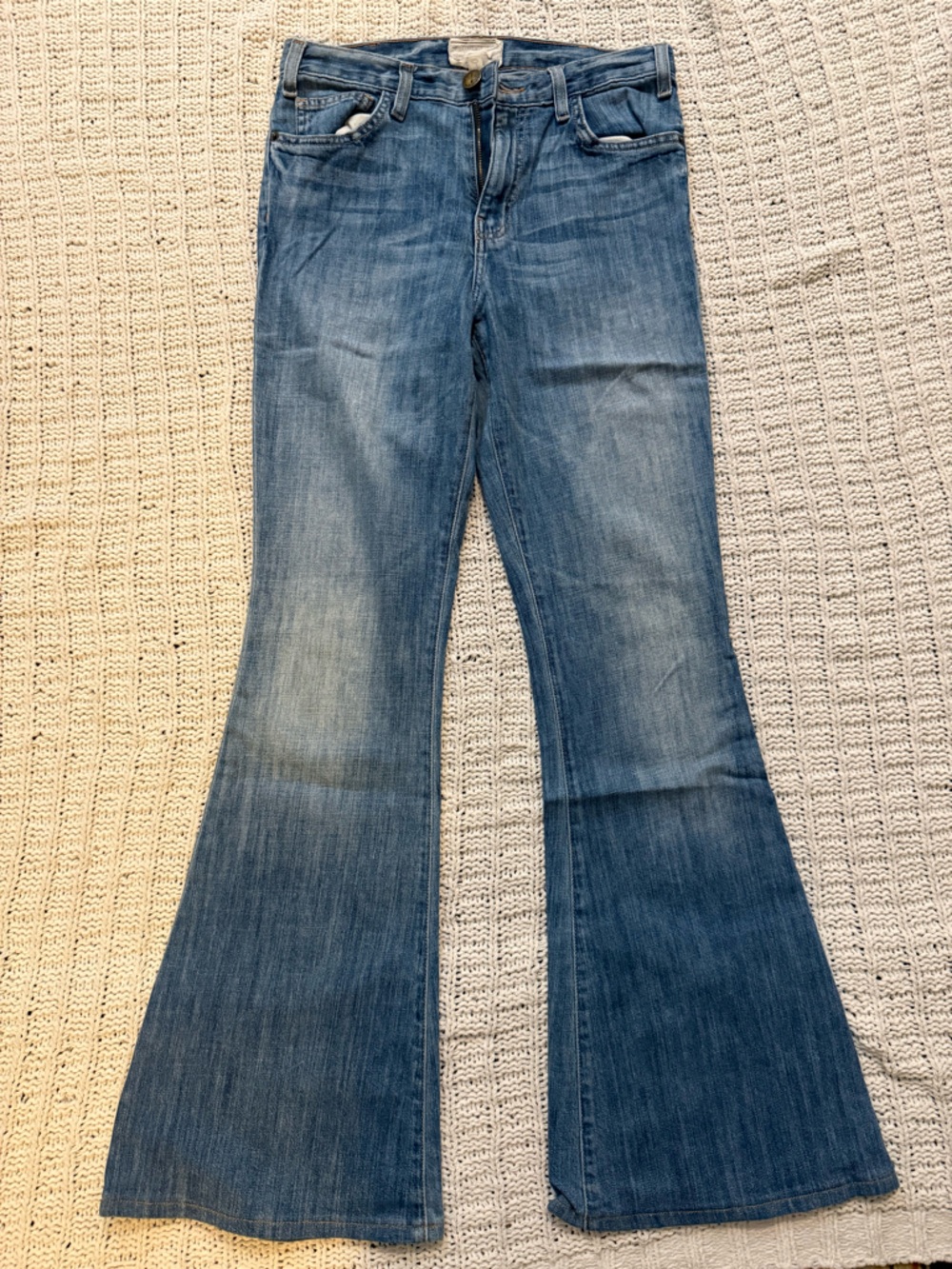 Vintage Current/Elliott Light-Mid Wash Flare Jeans